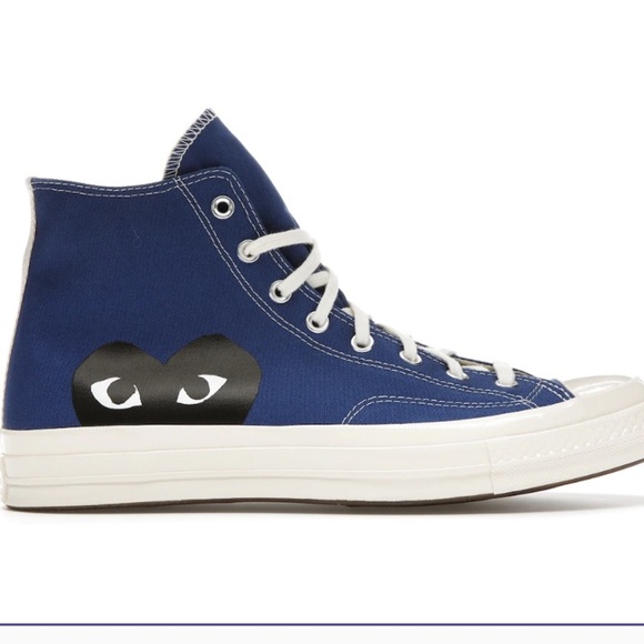 CDG CONVERSE X COMME DES GARCONS PLAY Chuck 70 High Top Blue
